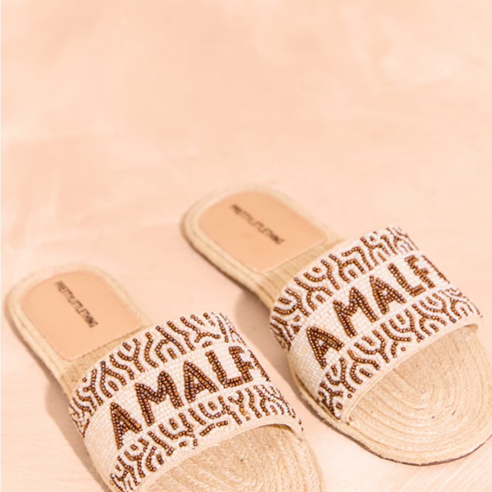 AMALFI Beaded Slide Sandals - Picture 4 of 6